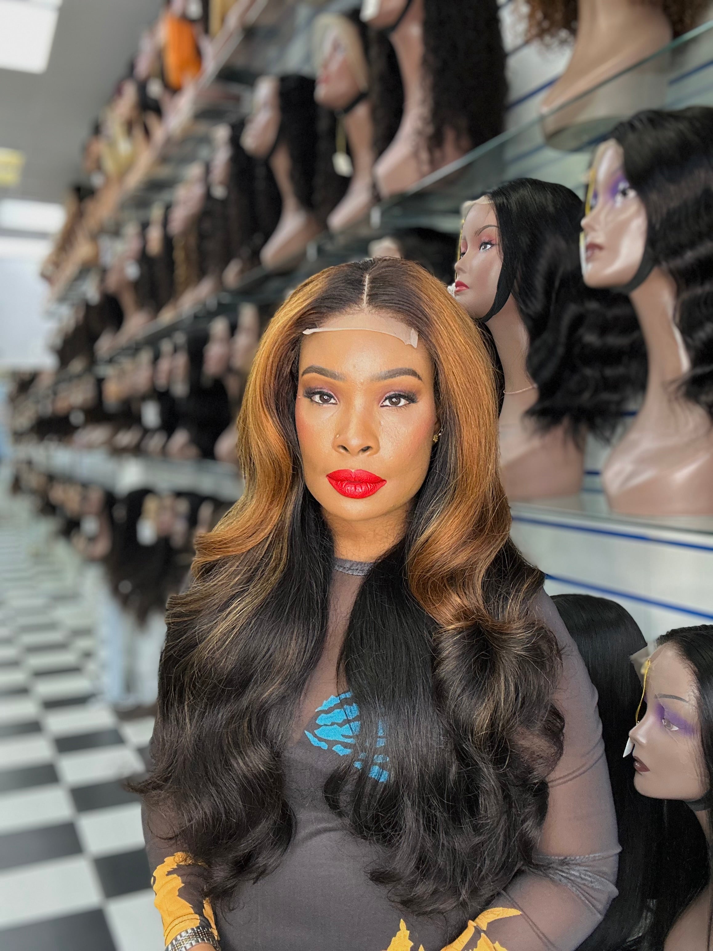 COLOURED WIGS