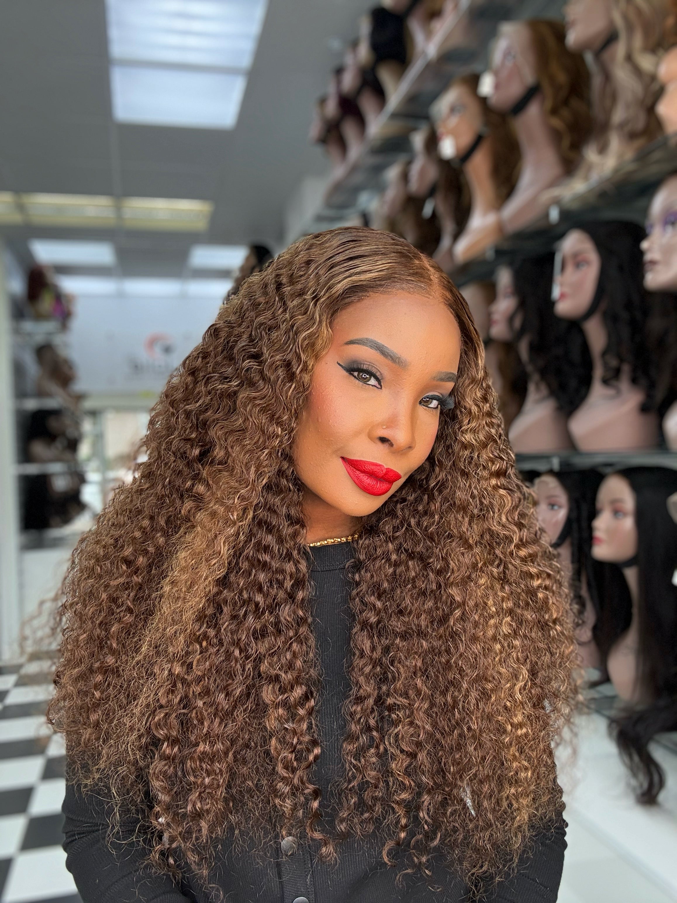 5 x 5 CURLY MULTIPLE COLOUR