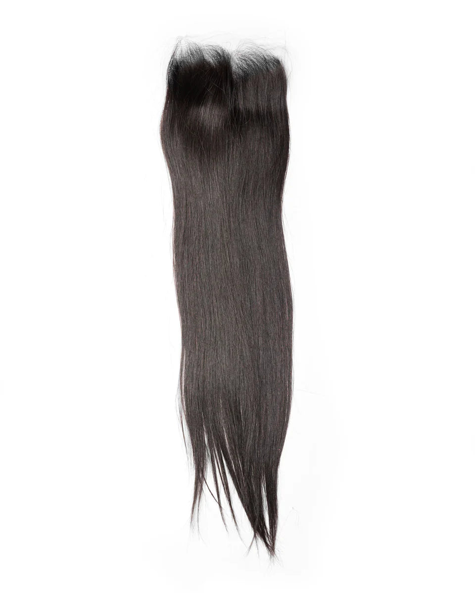Raw Straight Closure 5"x 5" HD