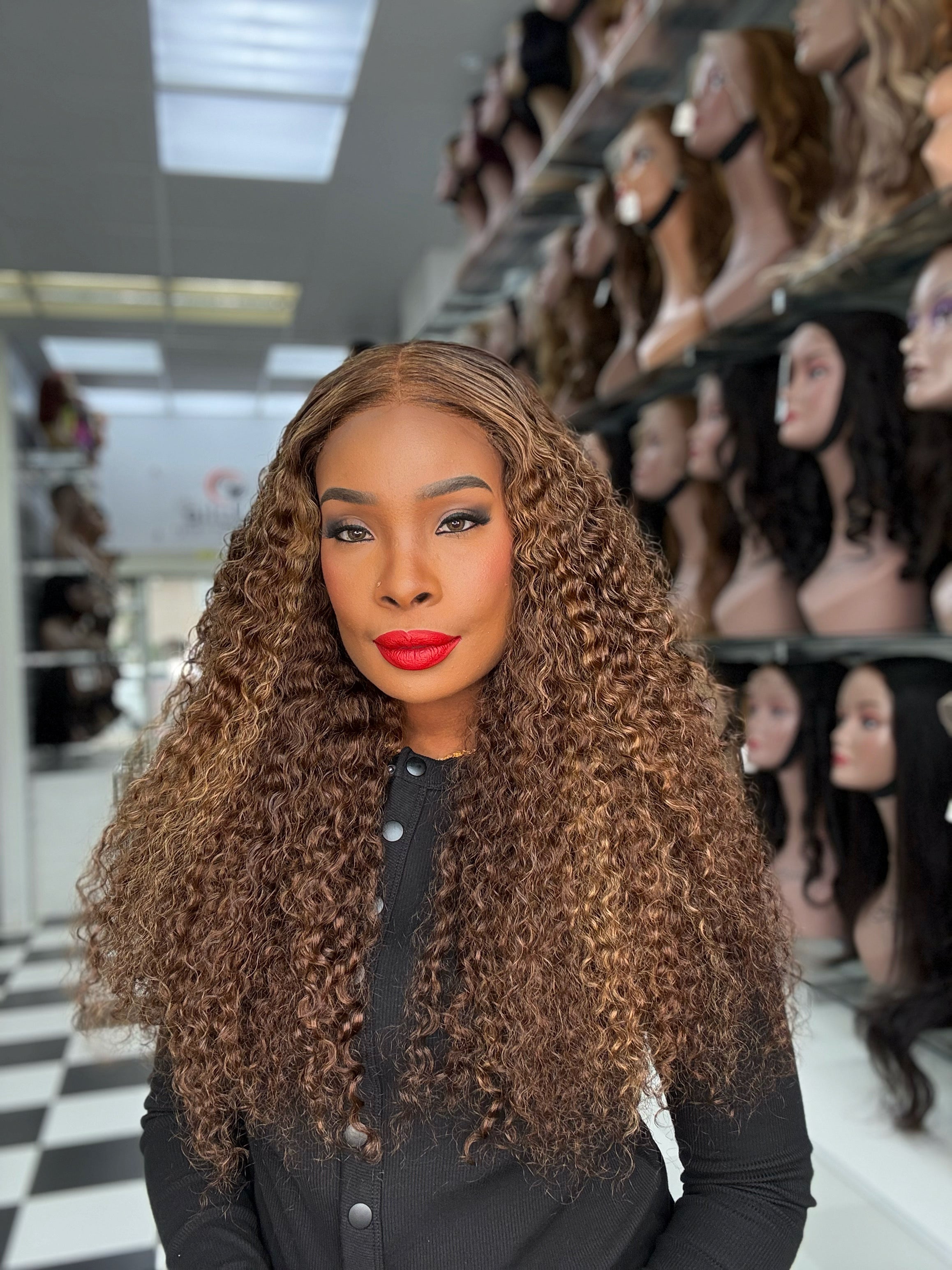 5 x 5 CURLY MULTIPLE COLOUR