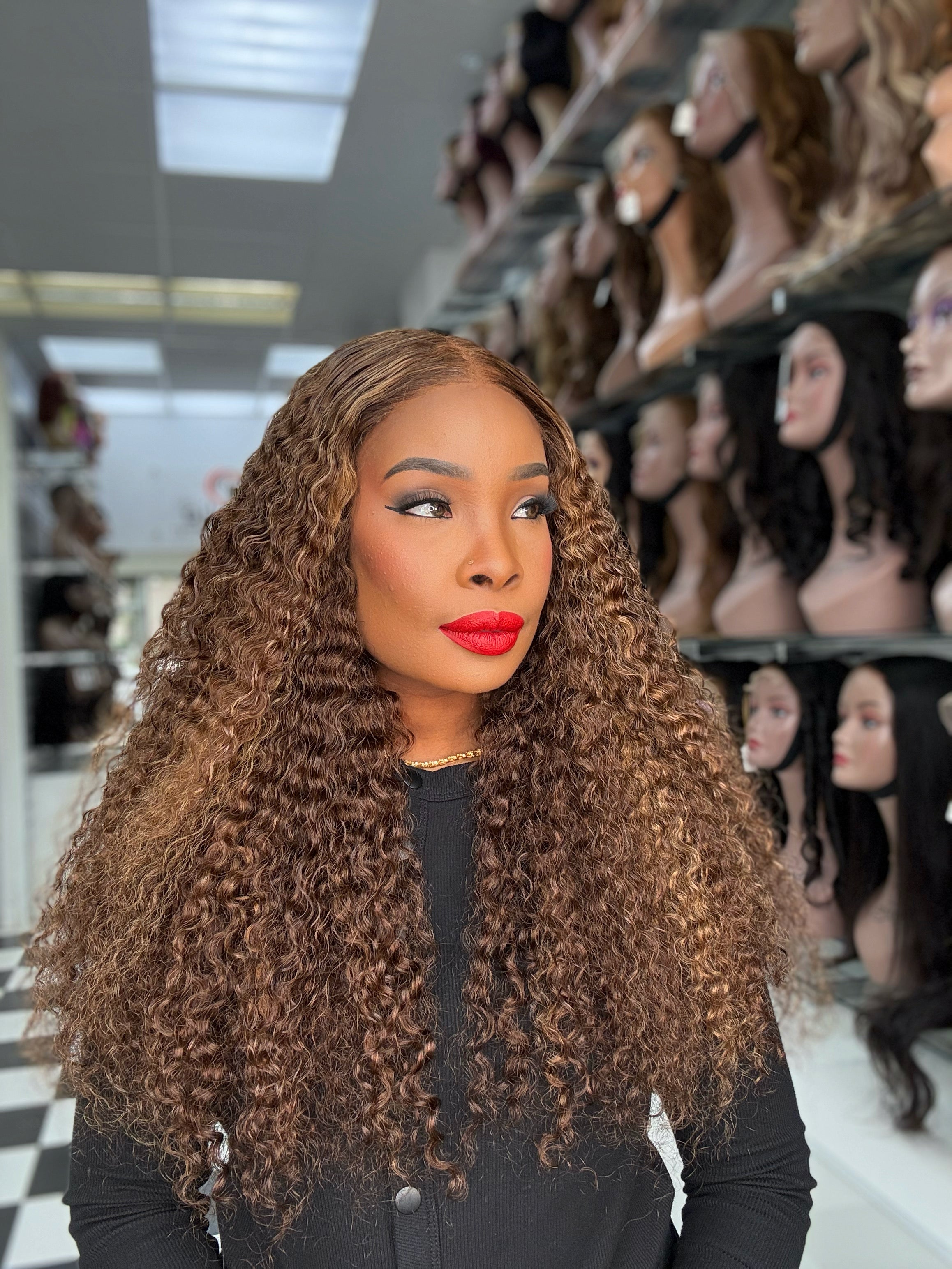 5 x 5 CURLY MULTIPLE COLOUR
