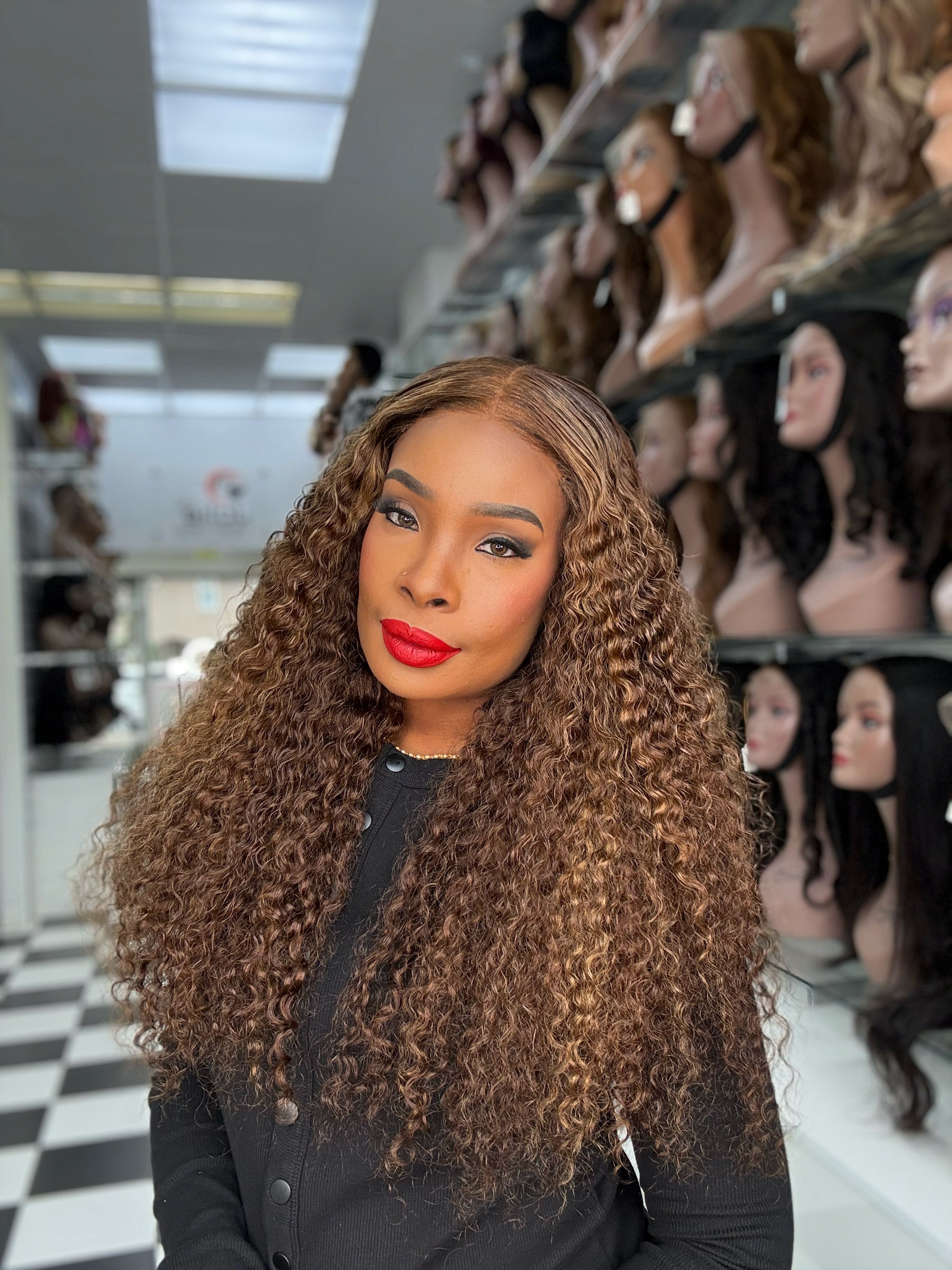 5 x 5 CURLY MULTIPLE COLOUR