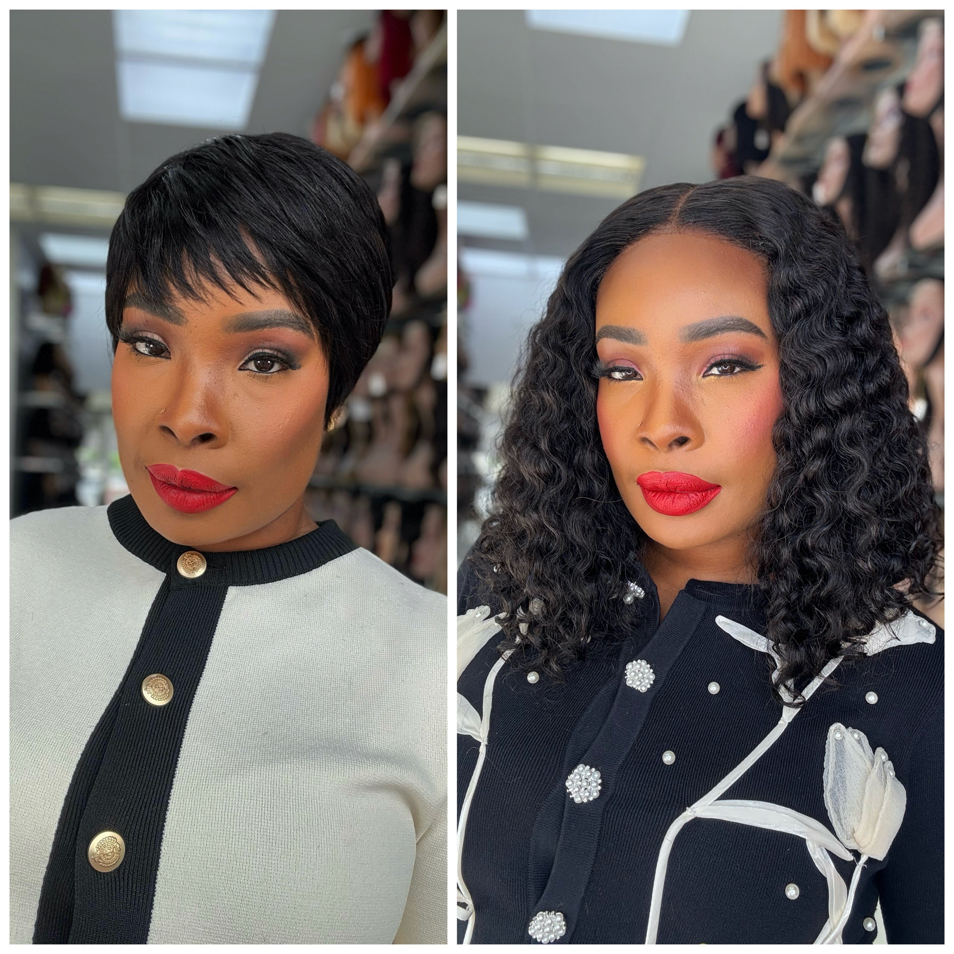 ANITA #1 & WATER WAVE 5 x 5  CLOSURE 14 INCHES