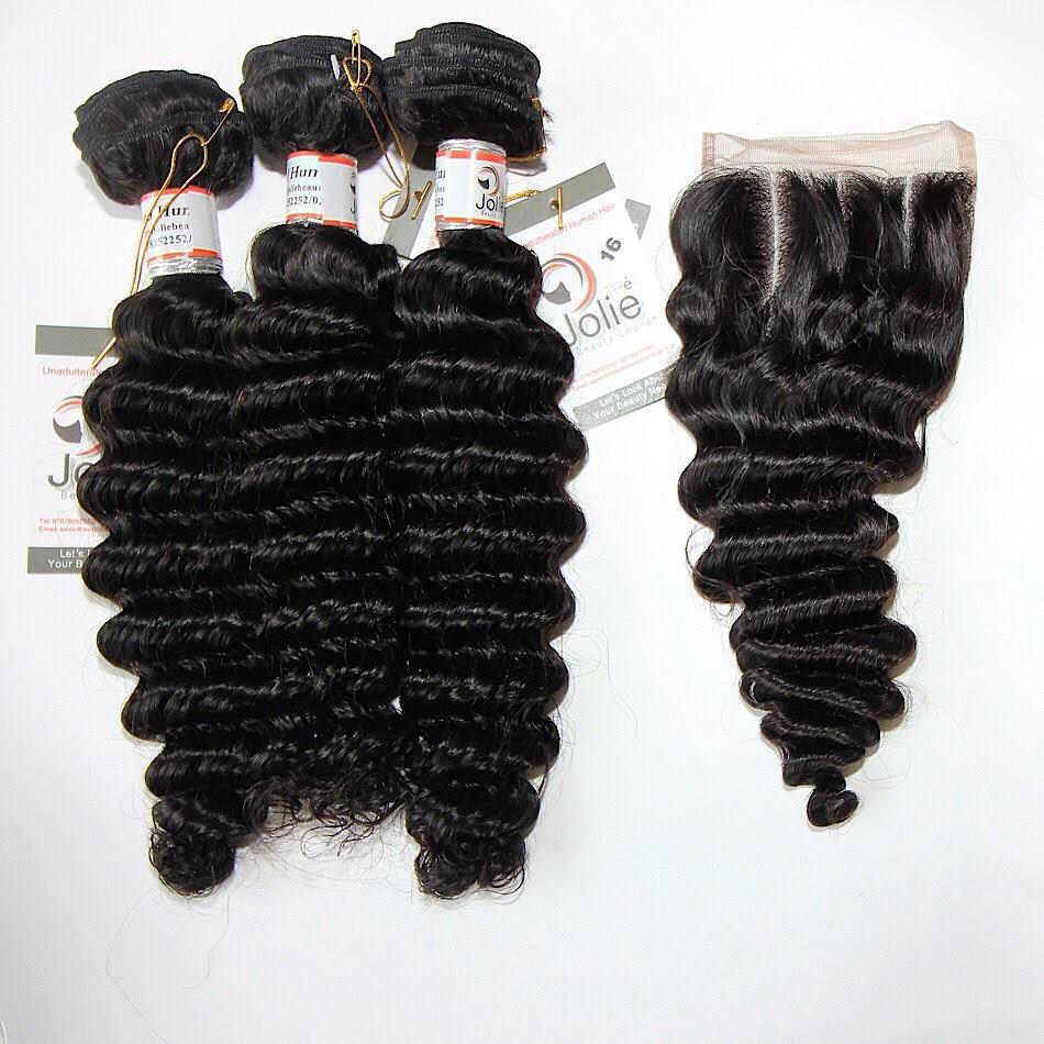 DEEP WAVE 3 BUNDLES & CLOSURE