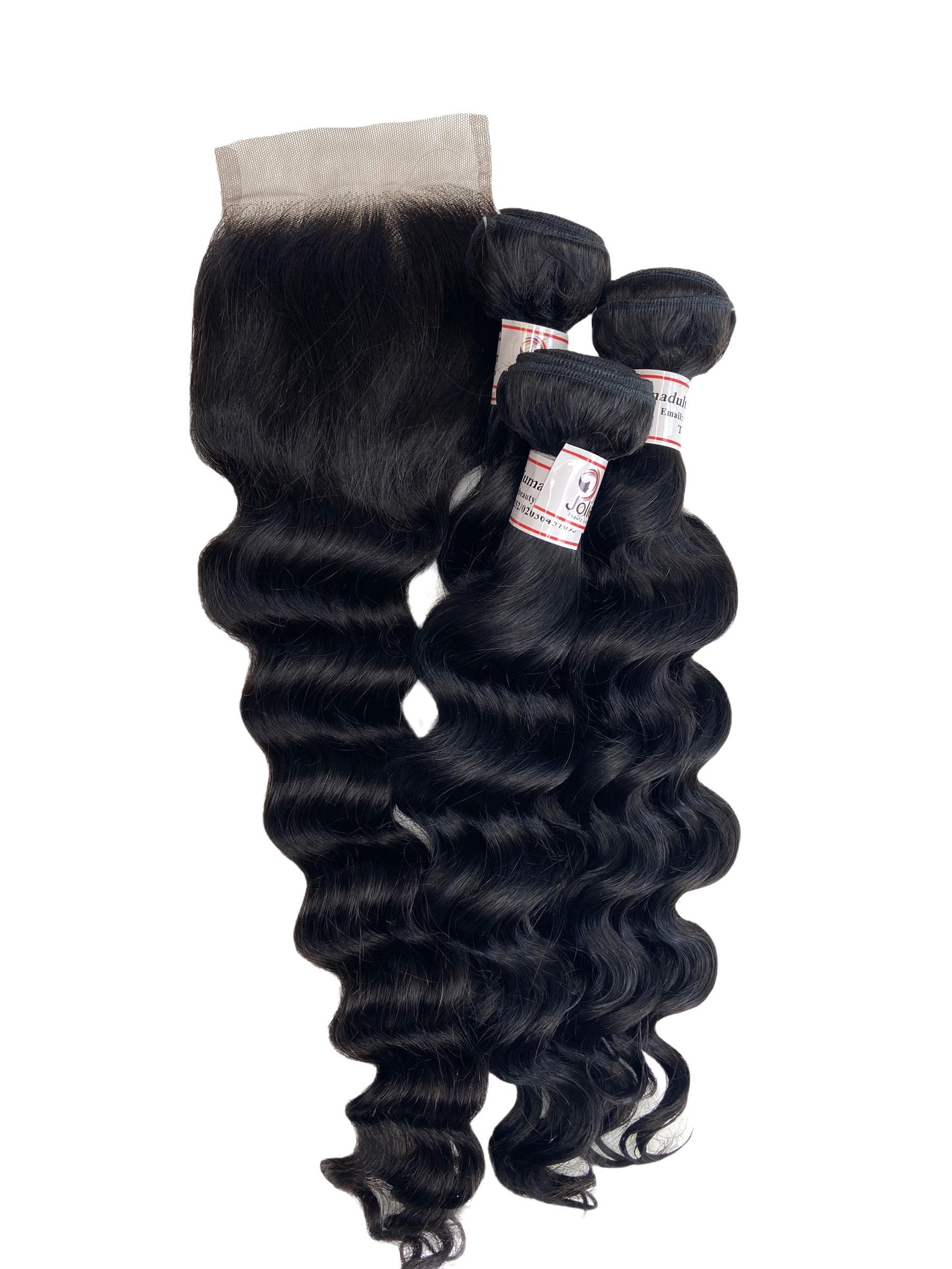 LOOSE WAVE 3 BUNDLES & CLOSURE